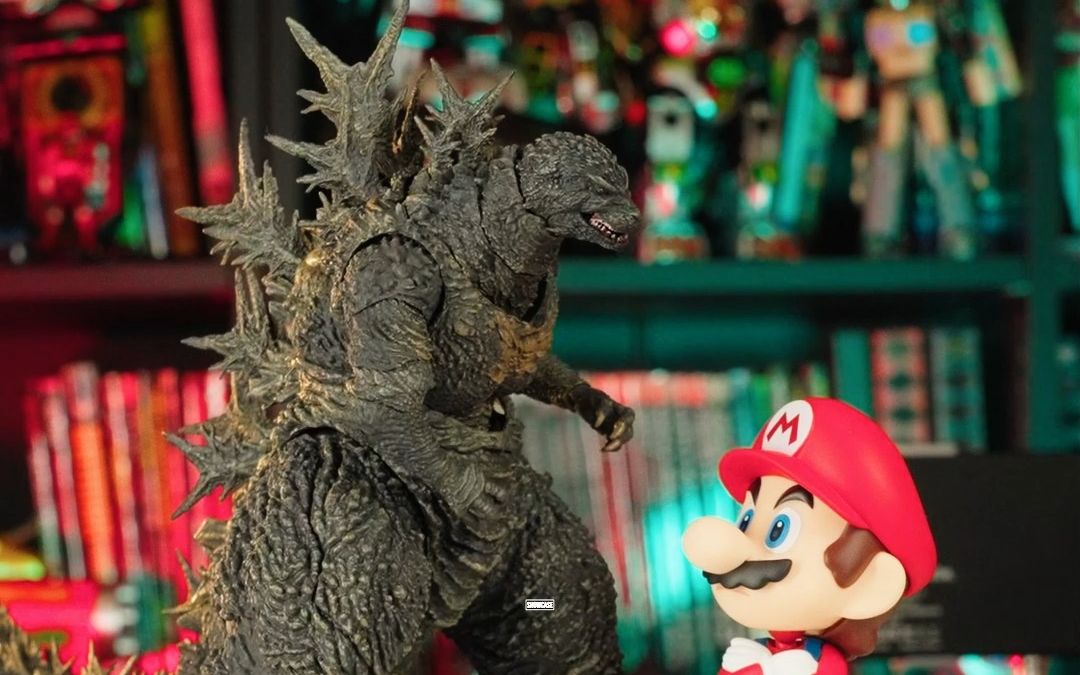 [图]MARIO vS GODZILLA 2023 哥斯拉-1.0 与 马里奥展示 ！