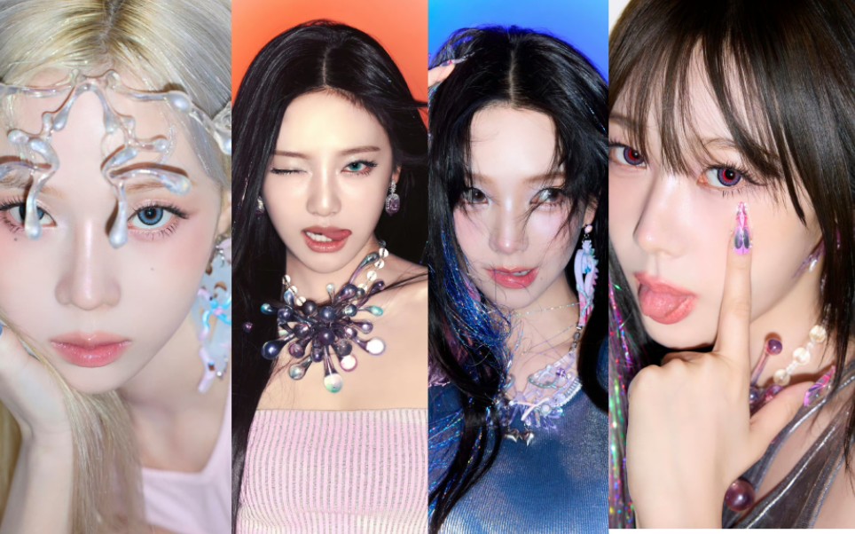"五代第一大反派"aespa四人回归预告照完全释出,谁更有表现力