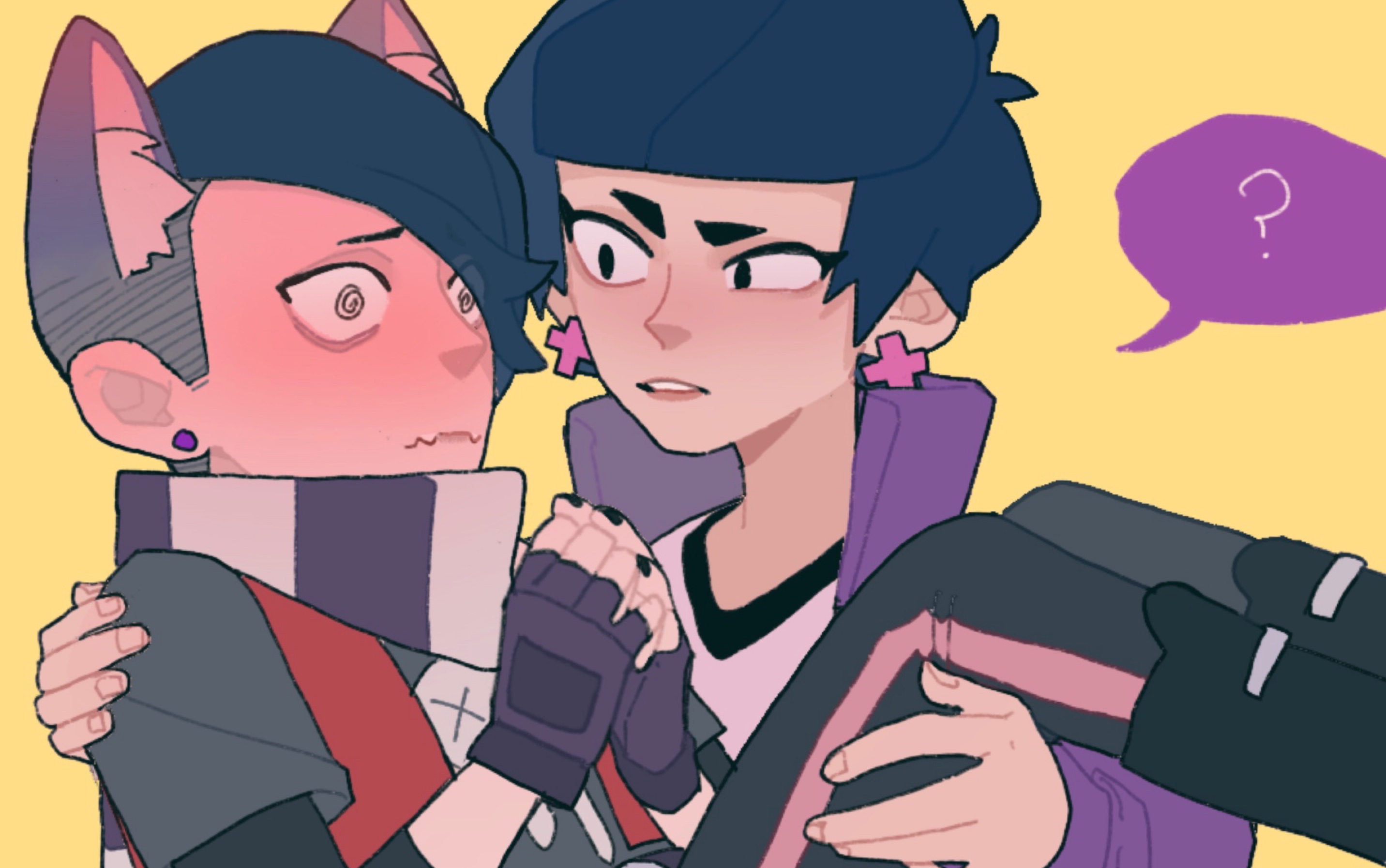 【荒野乱斗】【同人绘画】黑帮女强抢民男