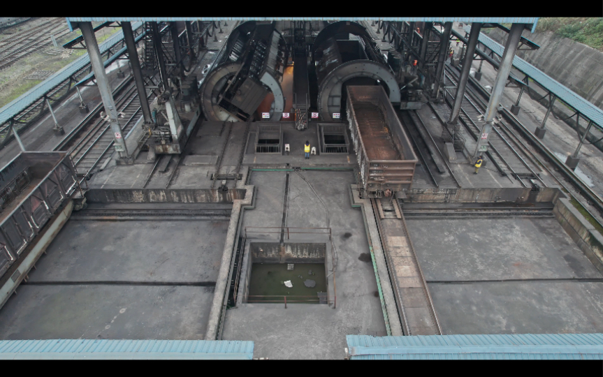 归连线一日游part7:连界站火车翻车机_哔哩哔哩_bilibili