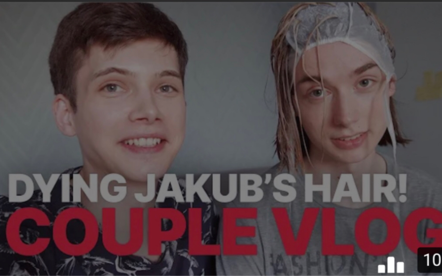 thewineholicsv给布崽染头发之v对金发男孩的执念油管中字20200802