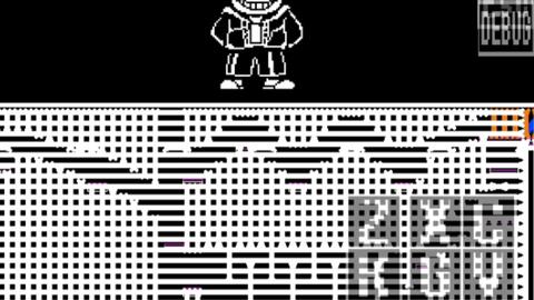 undertale hard mode sans fight by eden）全阶段过关（一阶段三药）_单机游戏热门视频