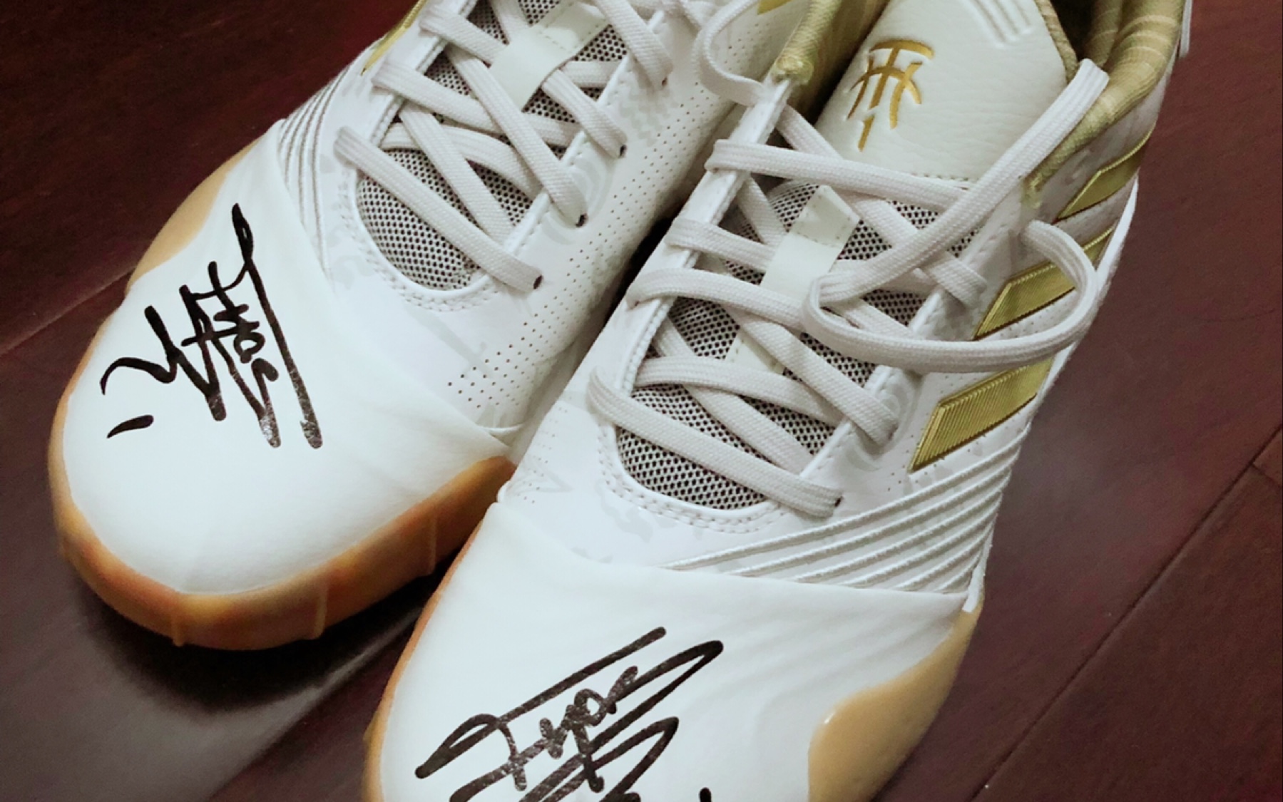 如果你从小一直追随的偶像麦迪送你一双签名鞋,会是什么感觉?