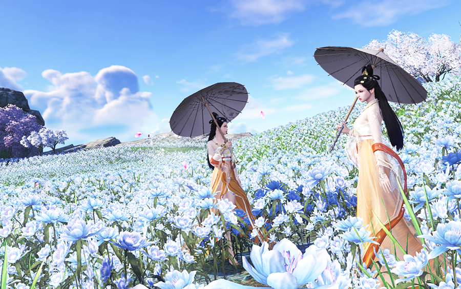 【天涯明月刀ol】-移花岛-风景一览