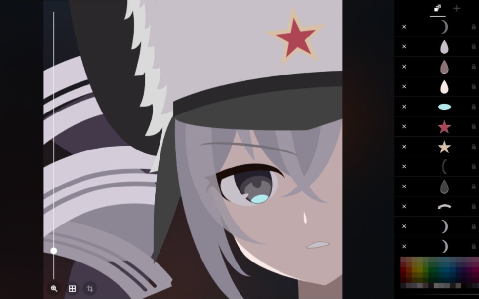 【战地一】图章制作过程——布洛妮娅