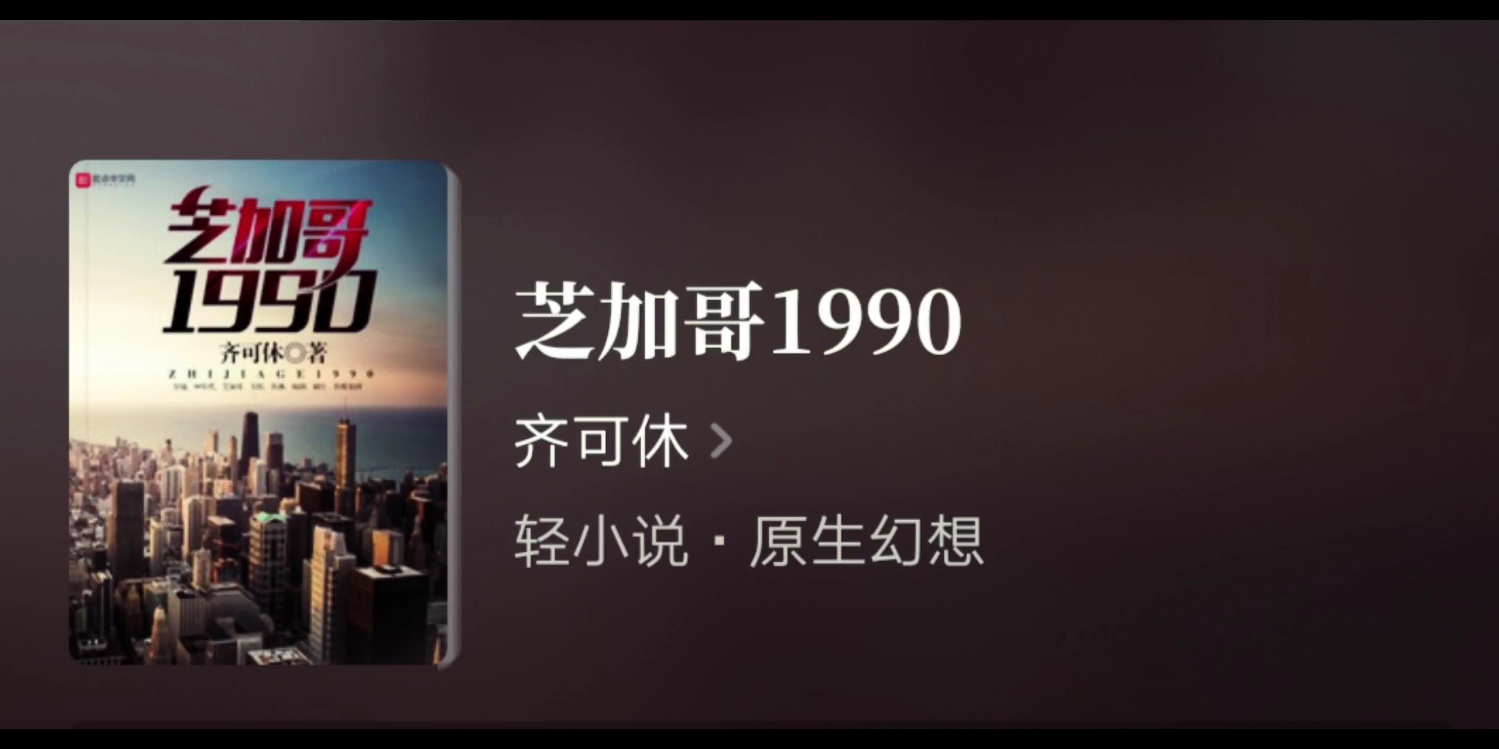 推书:芝加哥1990哔哩哔哩bilibili