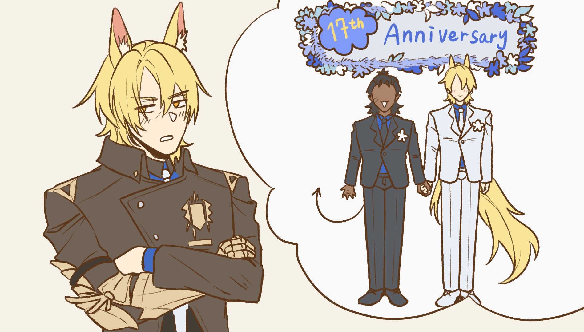 【明日方舟·托恩手书】当你和你的朋友装了17年gay