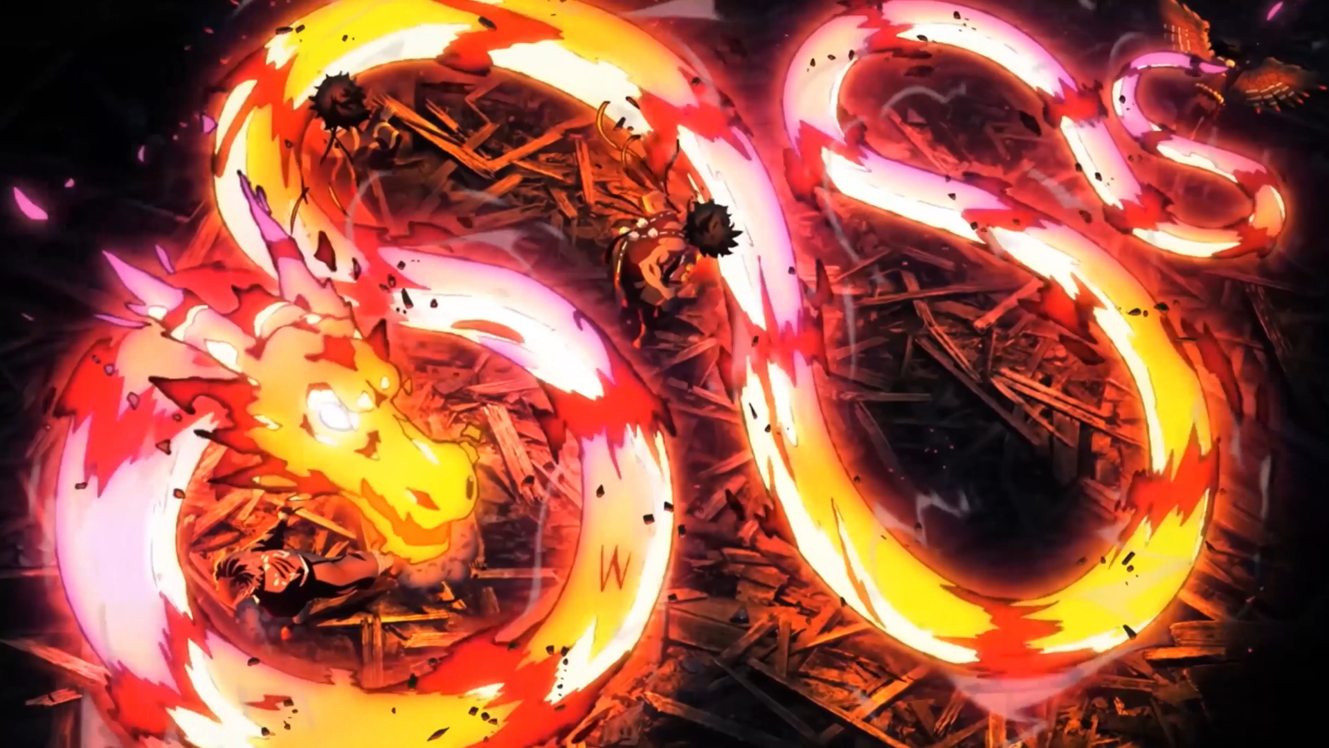 【鬼灭之刃】全季燃剪 炭治郎觉醒赫刀 火之神神乐·日晕之龙!