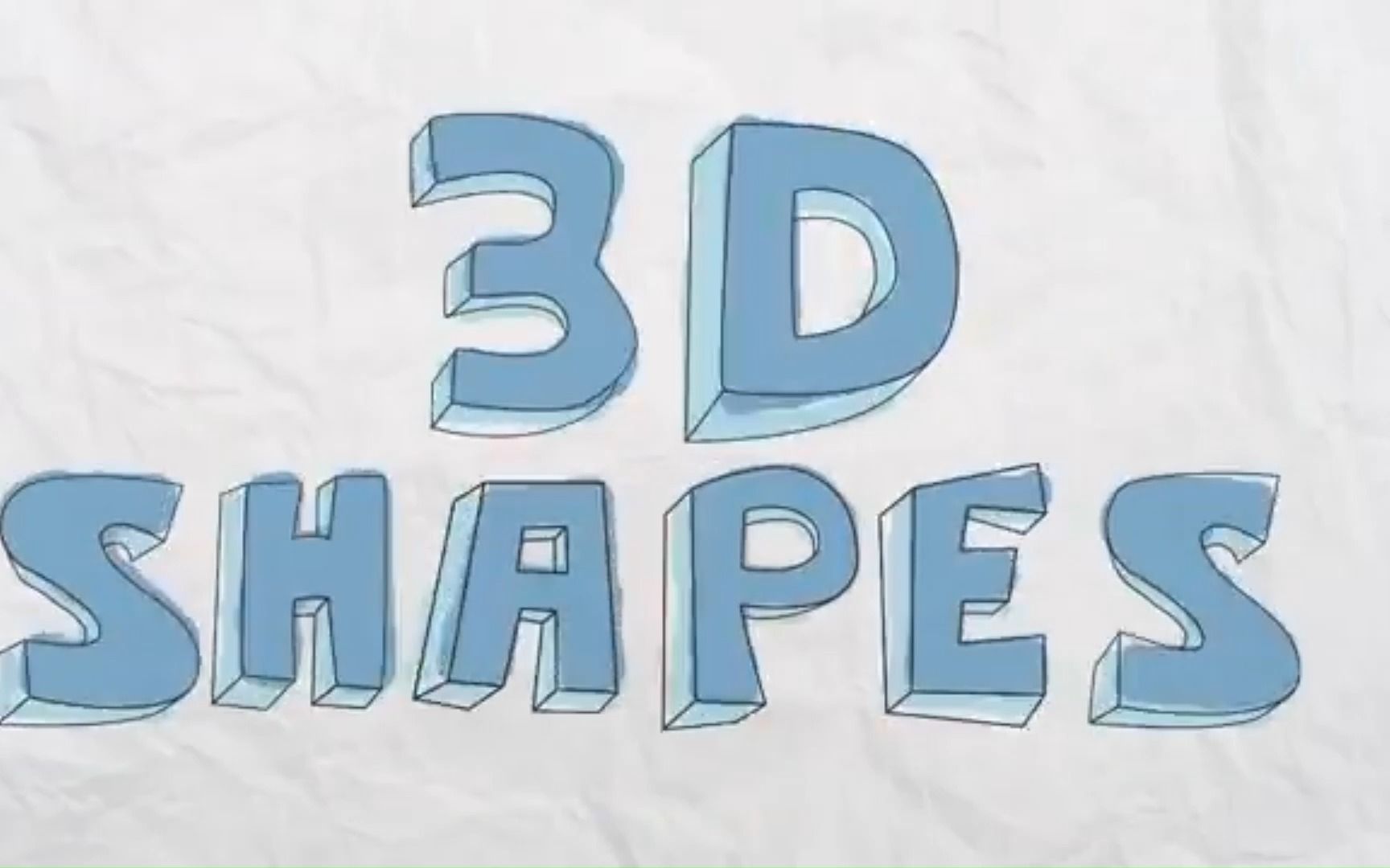 3d shapes