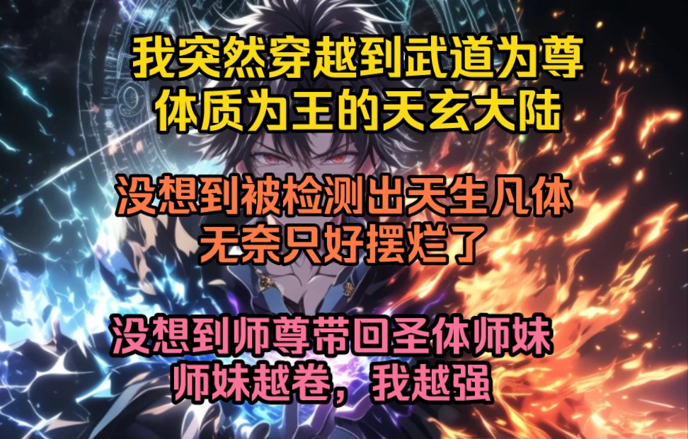 [图]我穿越武道为尊的天玄大陆， 没想到被检测出天生凡体。 无奈，只好摆烂。师傅带回来一个圣体师妹 最强大师兄系统开启 师妹越卷，他就越强多谢师妹凝丹，助我成尊!