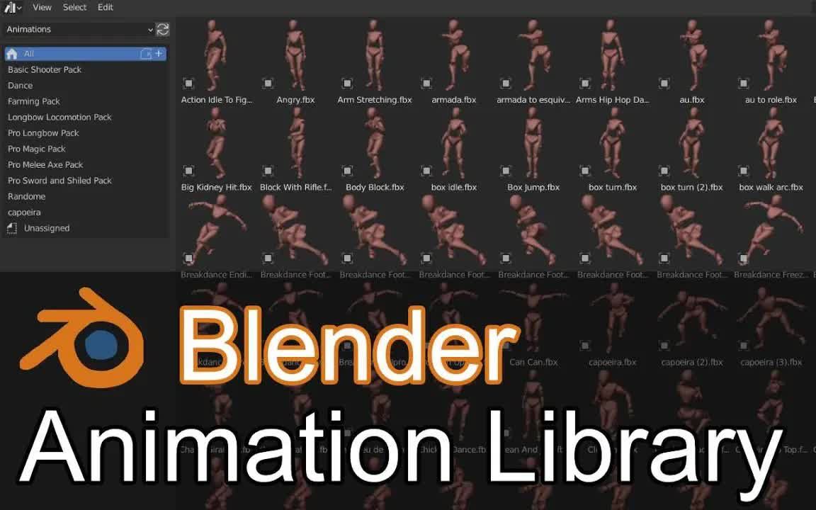 [图]iBlender中文版插件 Blender 3.0 动画库  教程Blender插件