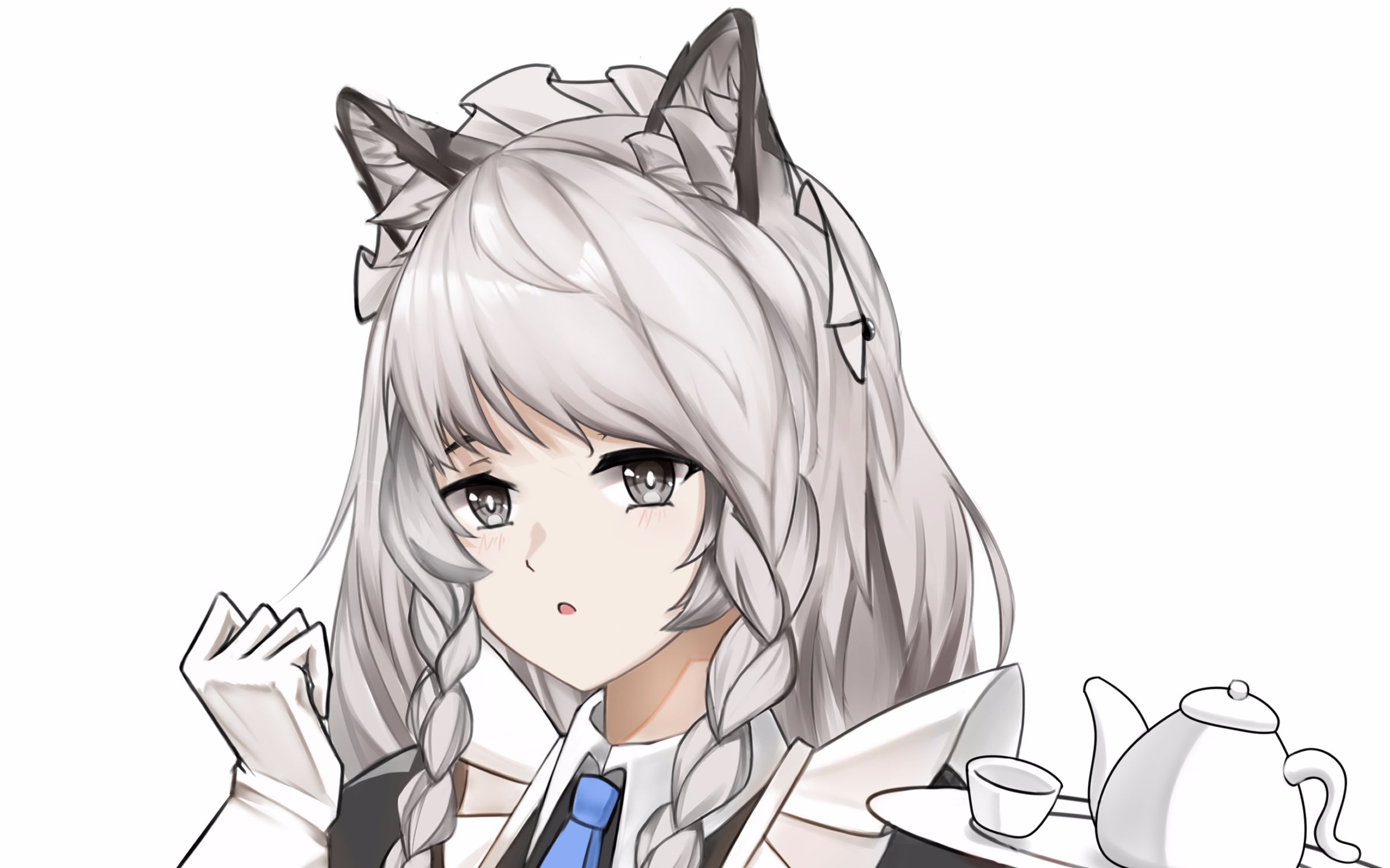【板绘/明日方舟】初雪酱