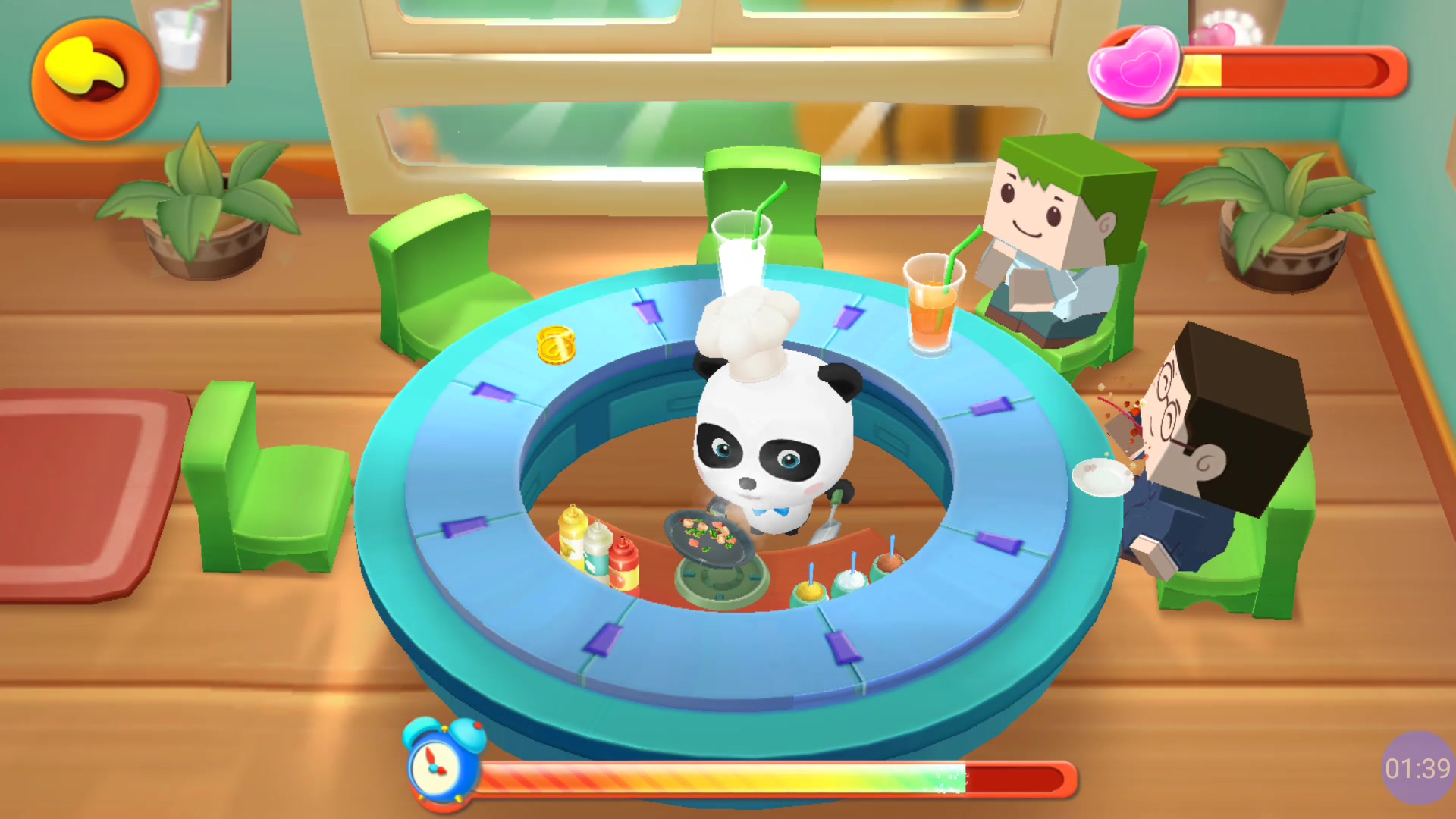 儿童益智游戏宝宝巴士大全第367集回转餐厅宝宝巴士动画片亲子游戏