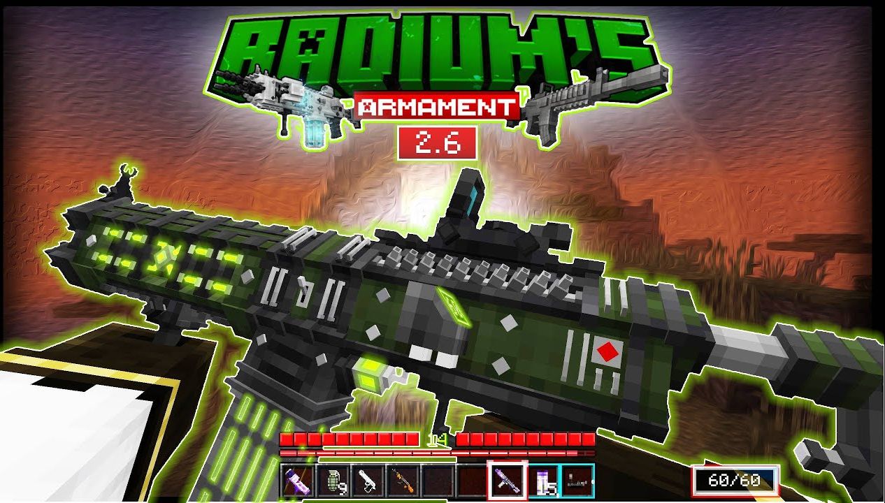 Radium's Armament v2.6 [Minecraft Bedrock/MCPE]