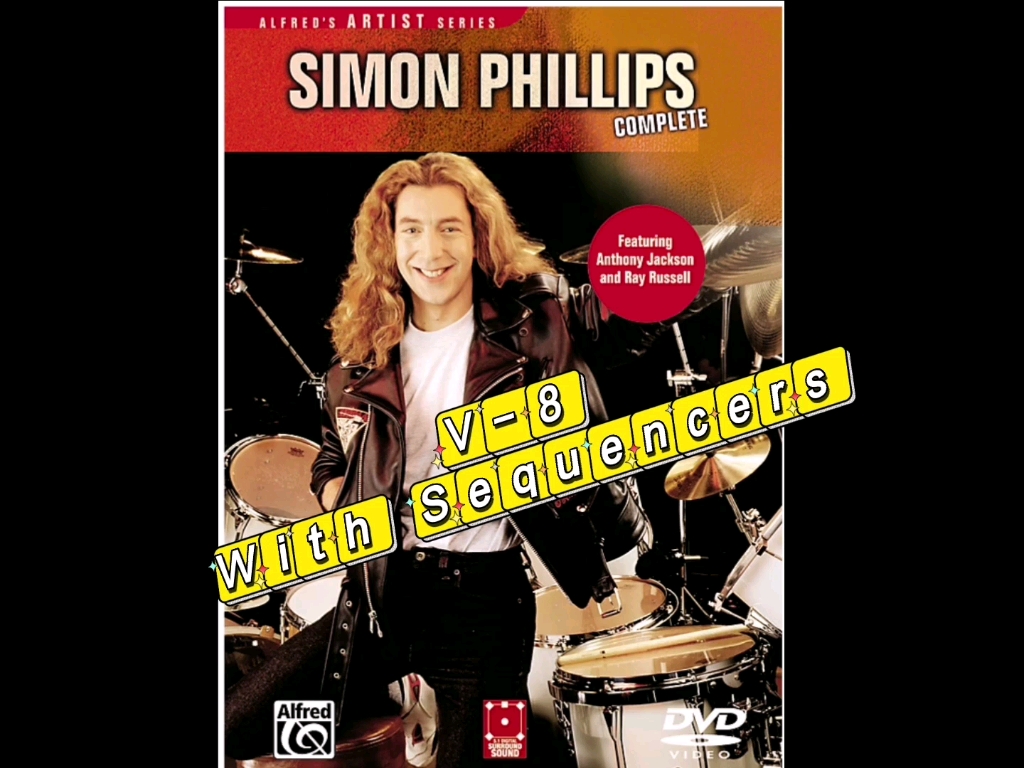 经典重温 鼓大师Simon Phillips《V8 with sequencers》哔哩哔哩bilibili