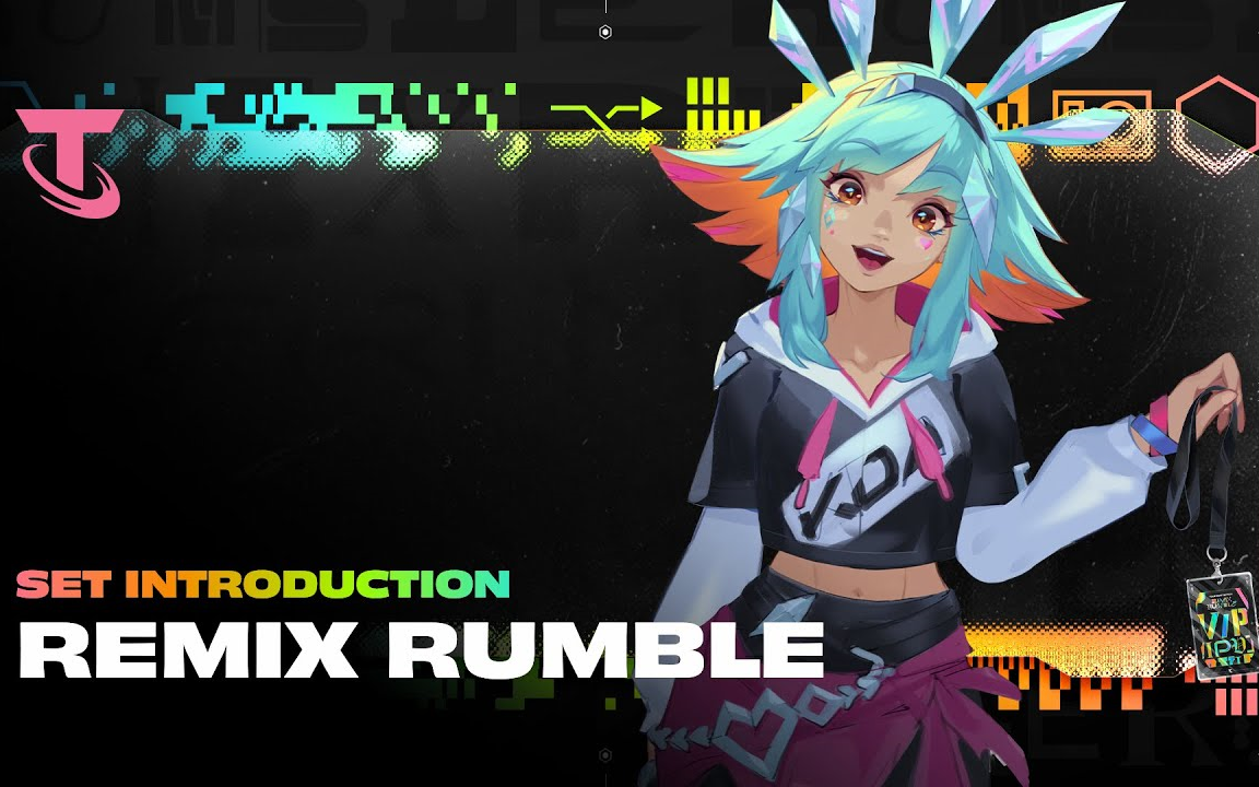 [图]【英文&日文版妮蔻】云顶之弈 强音争霸赛季介绍 Remix Rumble Set Introduction eamfight Tactics