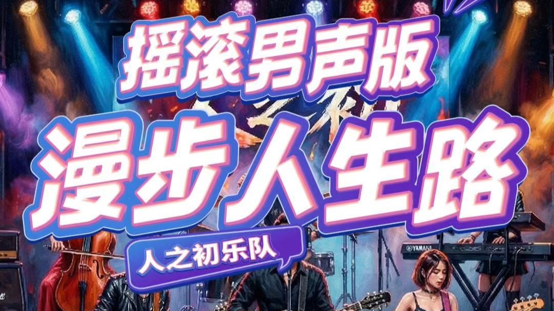 邓丽君《漫步人生路》，摇滚男声版翻唱