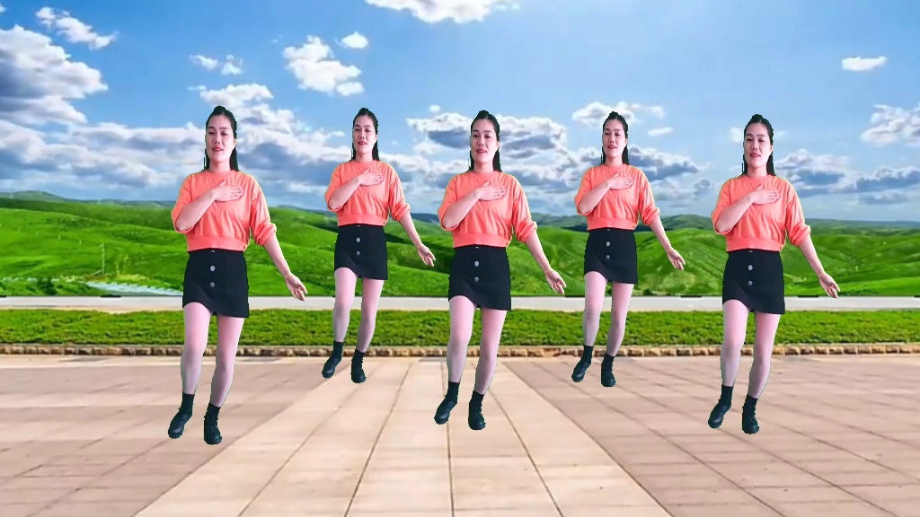 流行dj广场舞《红尘情歌》歌醉舞美,好听又好看