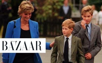 [图]【Harper's BAZAAR】戴安娜王妃竟然邀请过米米仙子等超模到皇宫里逗威廉王子