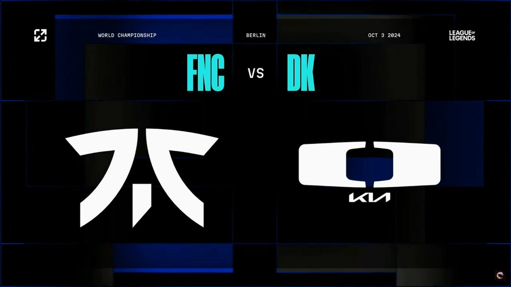 中文台湾湾解说 FNC vs DK 瑞士轮第一轮Day1英雄联盟S14世界赛 103英雄联盟