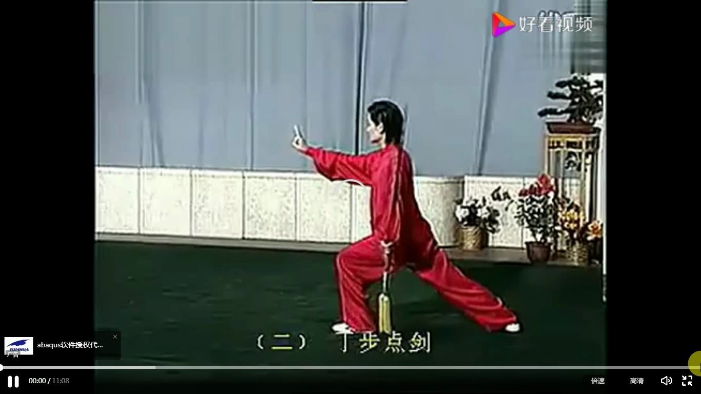 武当太极剑49式太极剑李德印解说11分钟版