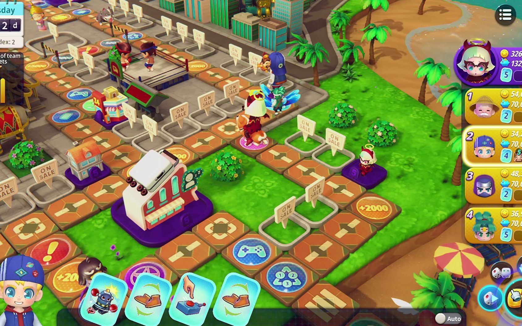 大富翁11 单一配音组 圆圆困难模式 天使岛