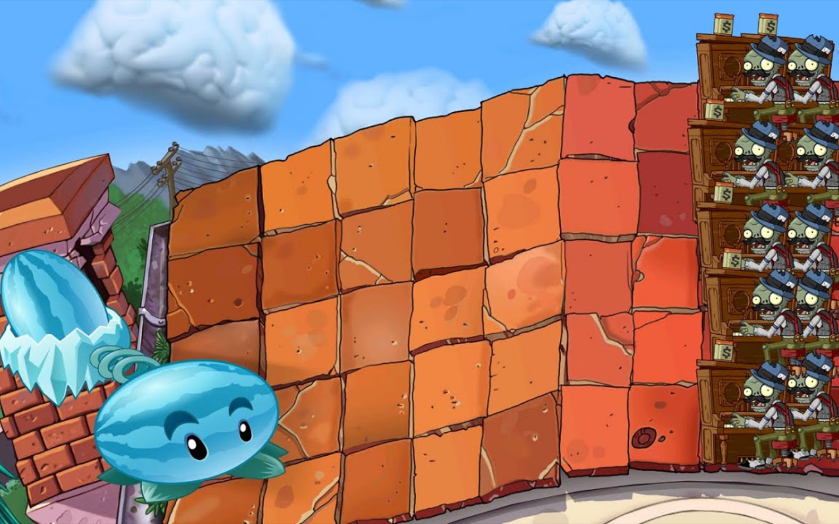 「转载」【植物大战僵尸2】钢琴僵尸技能爆发音乐,但是一代风格