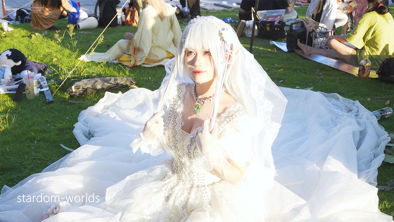 2024广州CICF漫展 花嫁婚纱爱蜜莉雅 cosplay哔哩哔哩bilibili