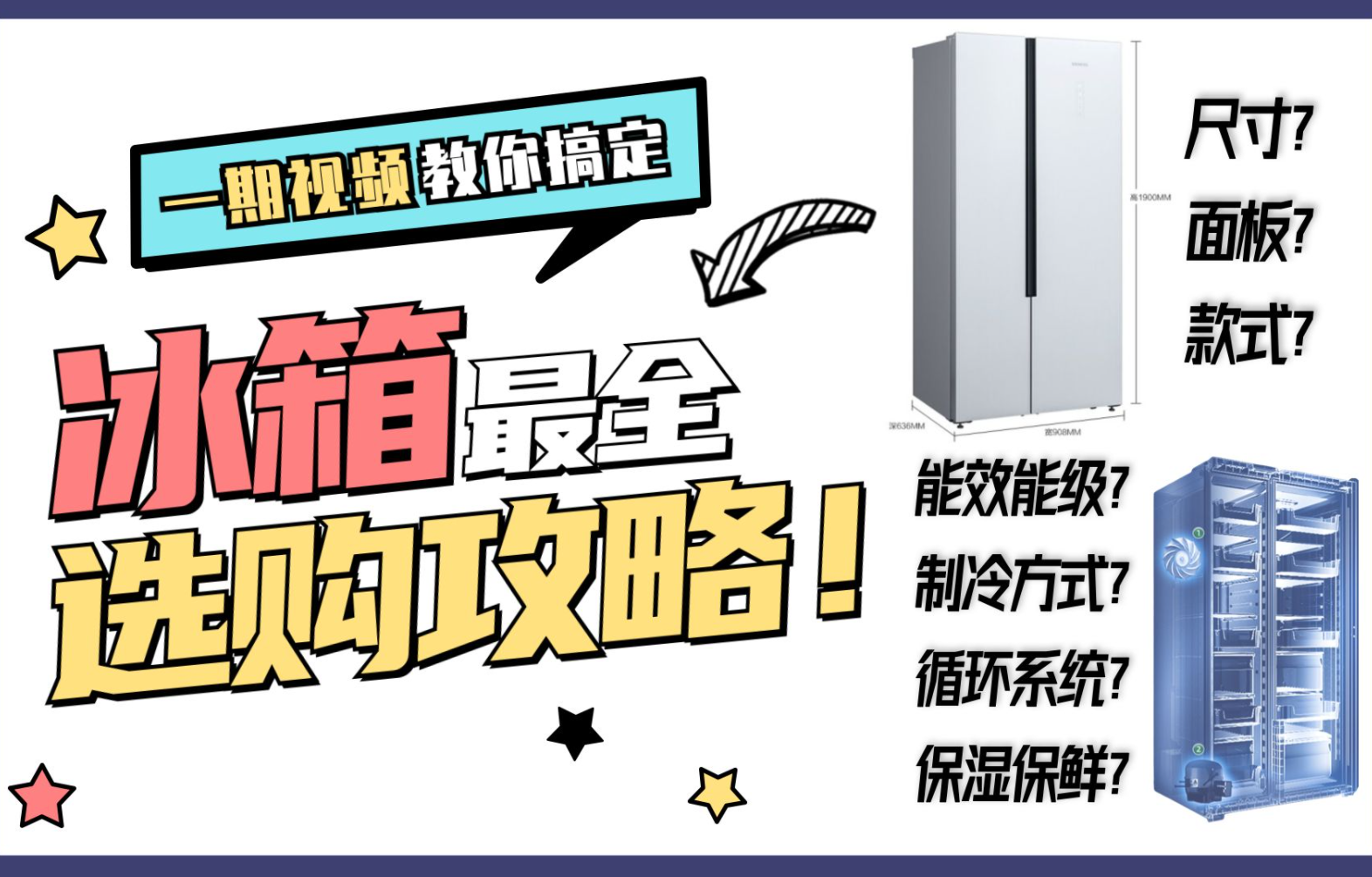 [图]【冰箱选购】2022年冰箱怎么选不踩坑？选购冰箱时需要重点看哪些性能参数？一期视频告诉你答案！