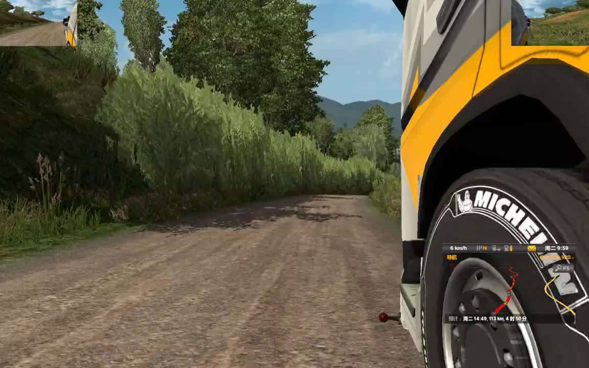 活动作品欧洲卡车模拟2山路eurotrucksimulator2