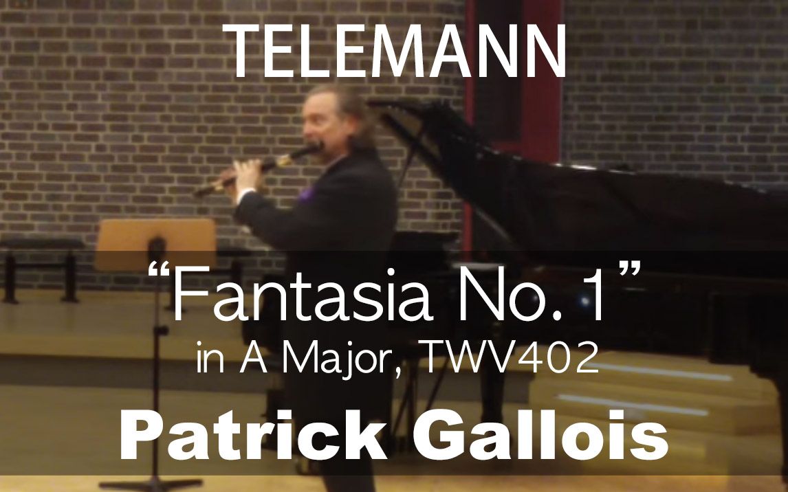 [图]G.P.Telemann___12 Fantasias - No.1 (Patrick Gallois)