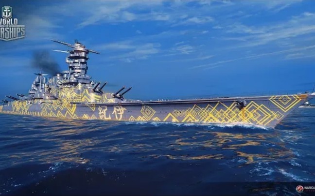 【战舰世界闪电战】日系八阶氪金战列舰鱼雷版天成-纪伊