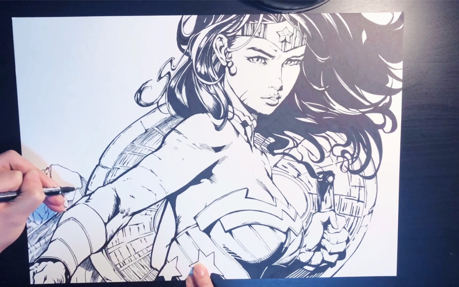 临摹马克笔画美漫舒服