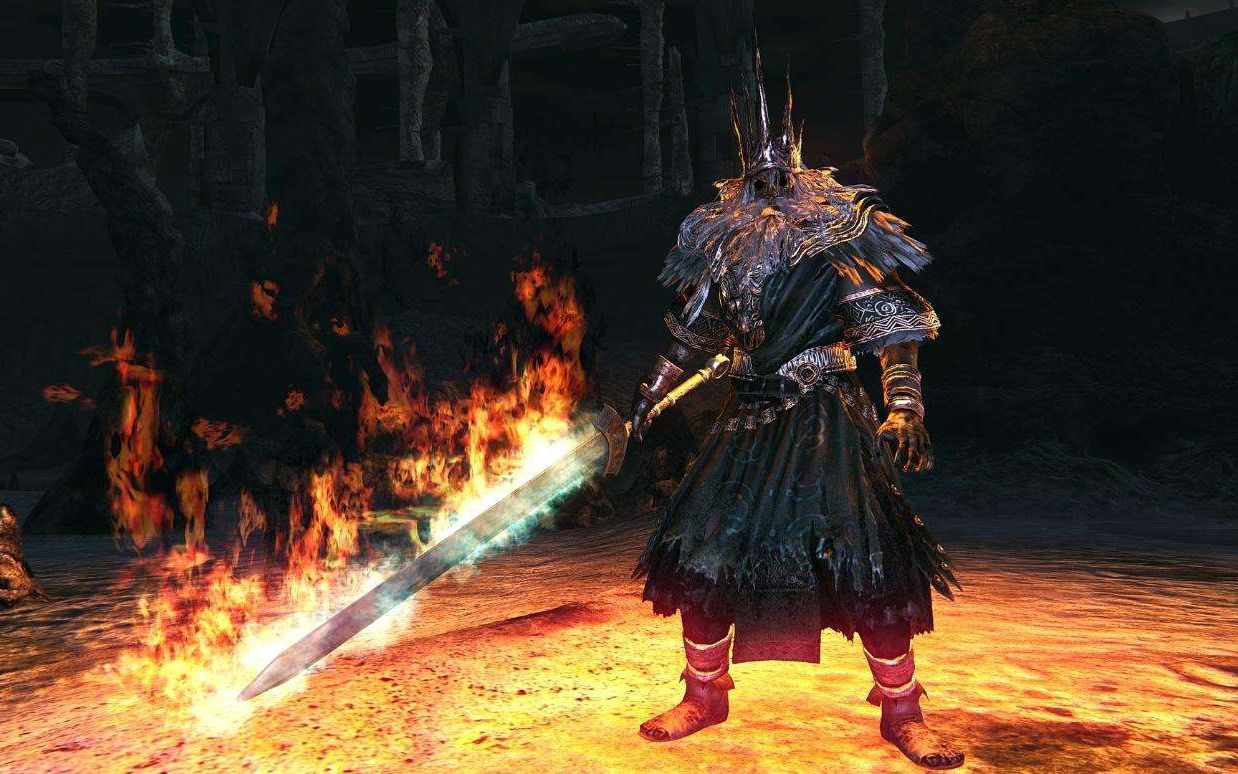 【黑魂1重制版】—最终战乌薪王葛温,愿太阳与薪王同在!