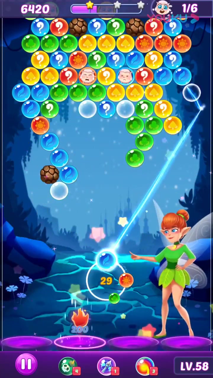 ios《泡泡精灵传奇》第58关_超清-02-711_哔哩哔哩_bilibili