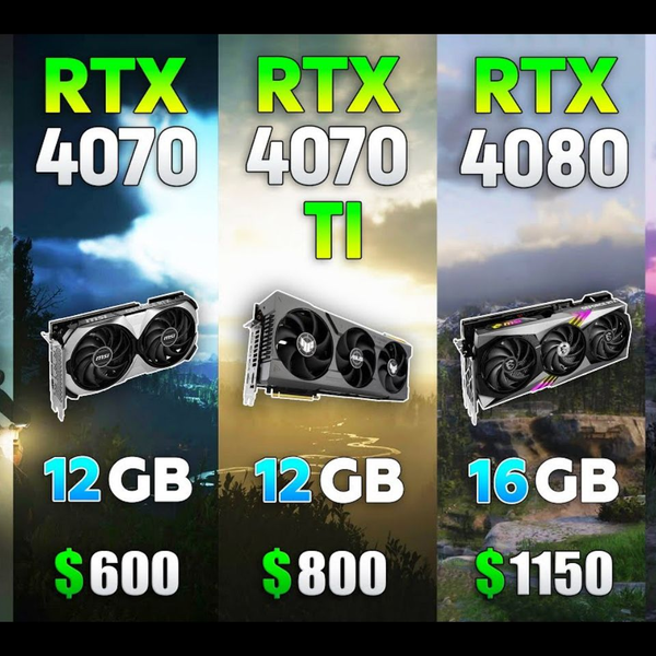 RTX 4060 Ti vs RTX 4070 vs RTX 4070 Ti vs RTX 4080 vs RTX 4090