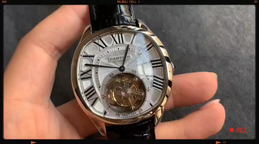 《推荐一款》高仿卡地亚浮动式陀飞轮手表货源在那里,大厂供应