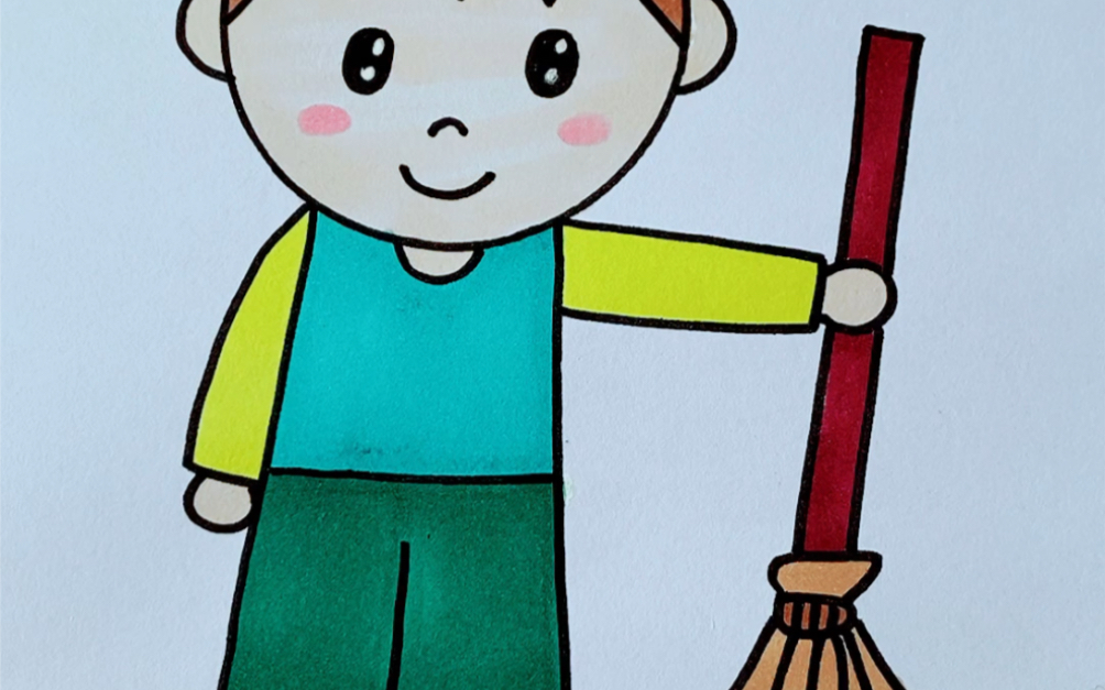 劳动节简笔画
