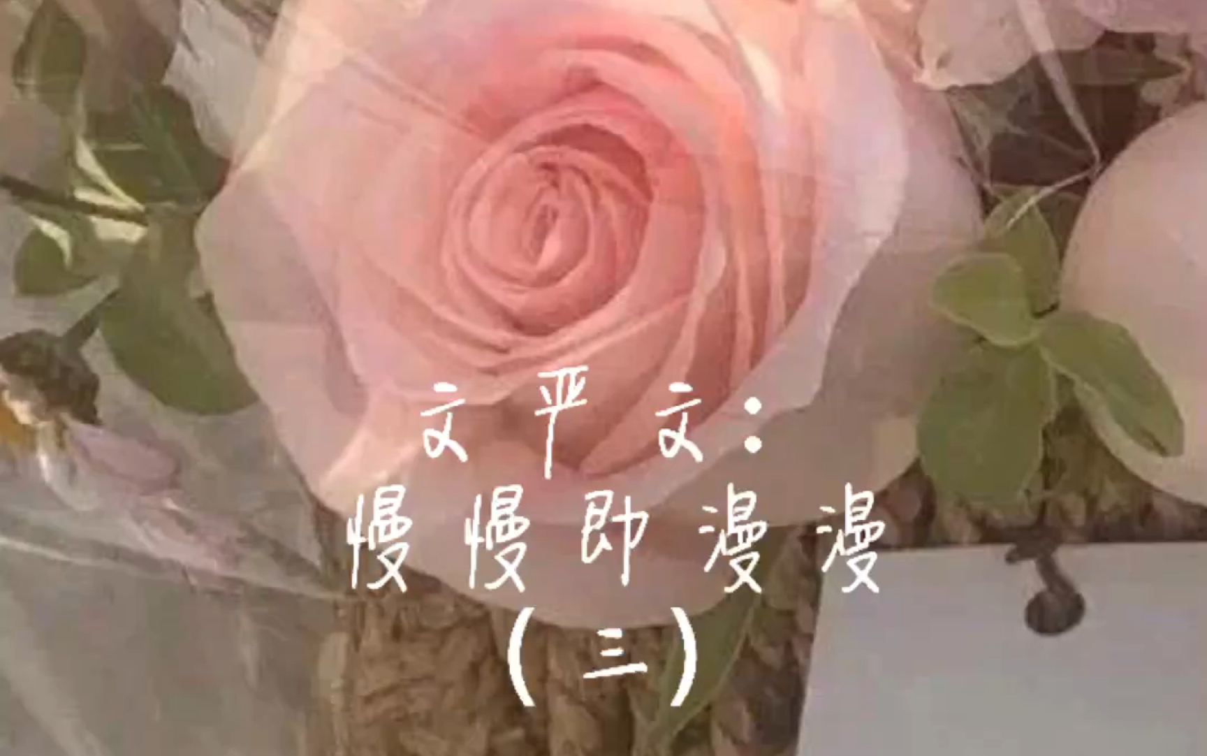 慢慢即漫漫(三)上哔哩哔哩bilibili