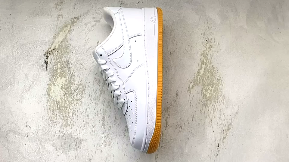 #实拍视频公司级 空军 白色 生胶底 Nike Air Force 1 Low '07 低帮空军一号休闲板鞋 定制头成皮料 原楦原纸板 纯正版型 内置哔哩哔哩bilibili