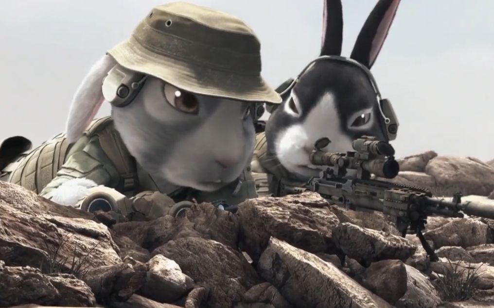 兔子特种兵,闯进恐怖分子基地解救人质,不料里面比想象的还恐怖