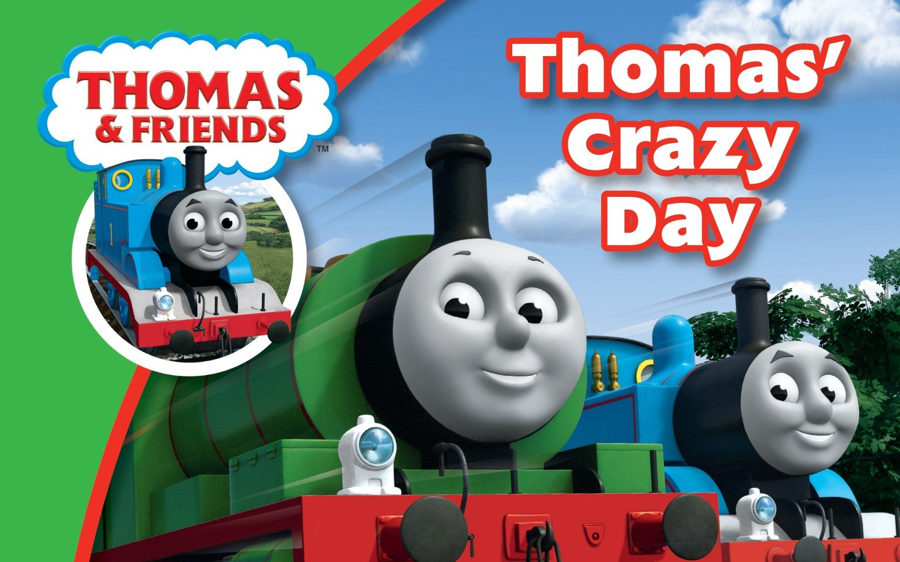 [图]《托马斯和朋友：托马斯疯狂的一天 Thomas & Friends: Thomas' Crazy Day》儿童英语绘本故事书