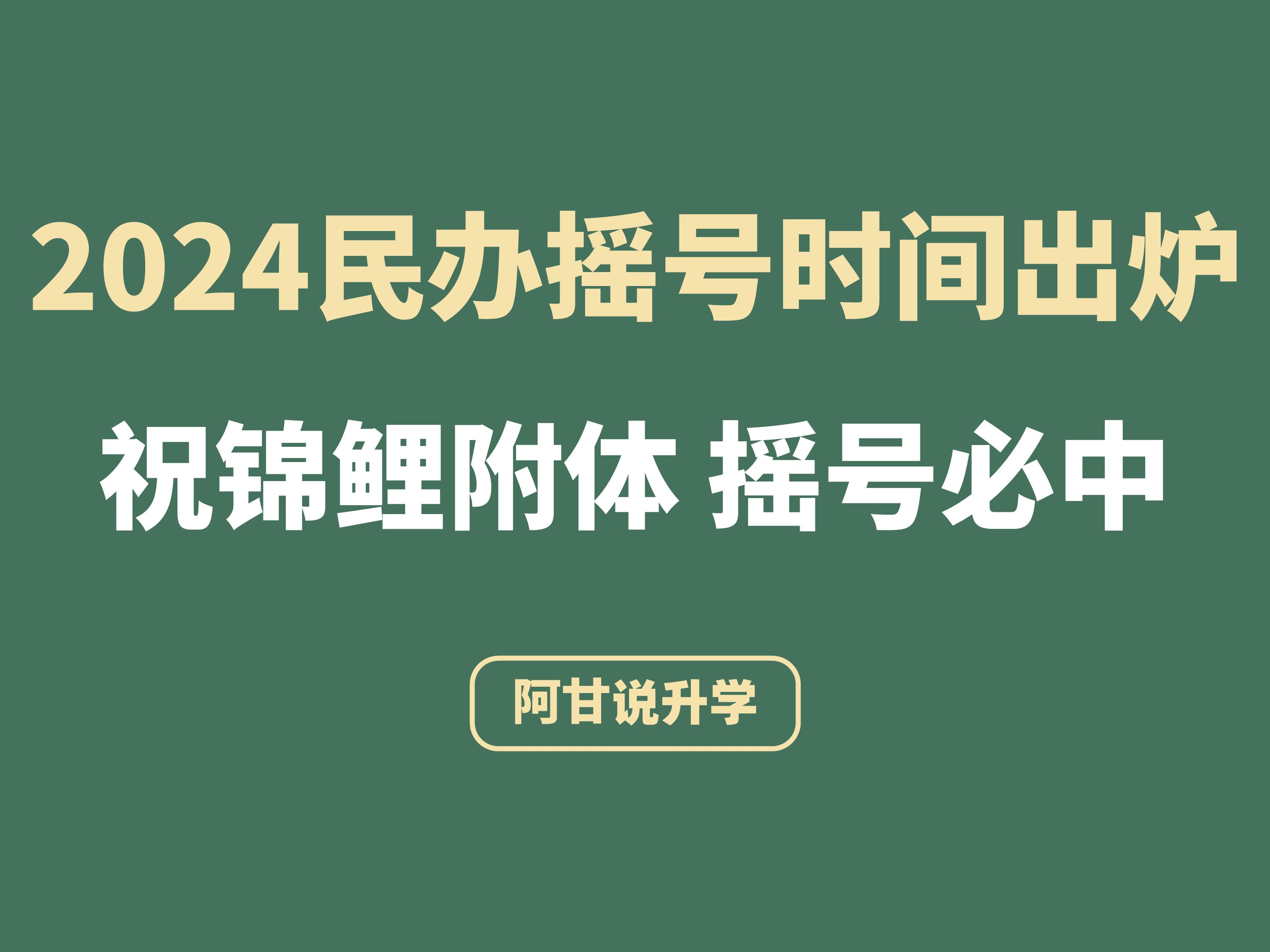 2024上海民办16区摇号时间出炉,祝摇号必中哔哩哔哩bilibili