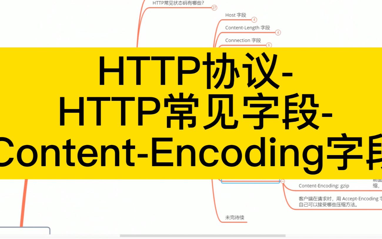 HTTP协议HTTP常见字段ContentEncoding字段哔哩哔哩bilibili