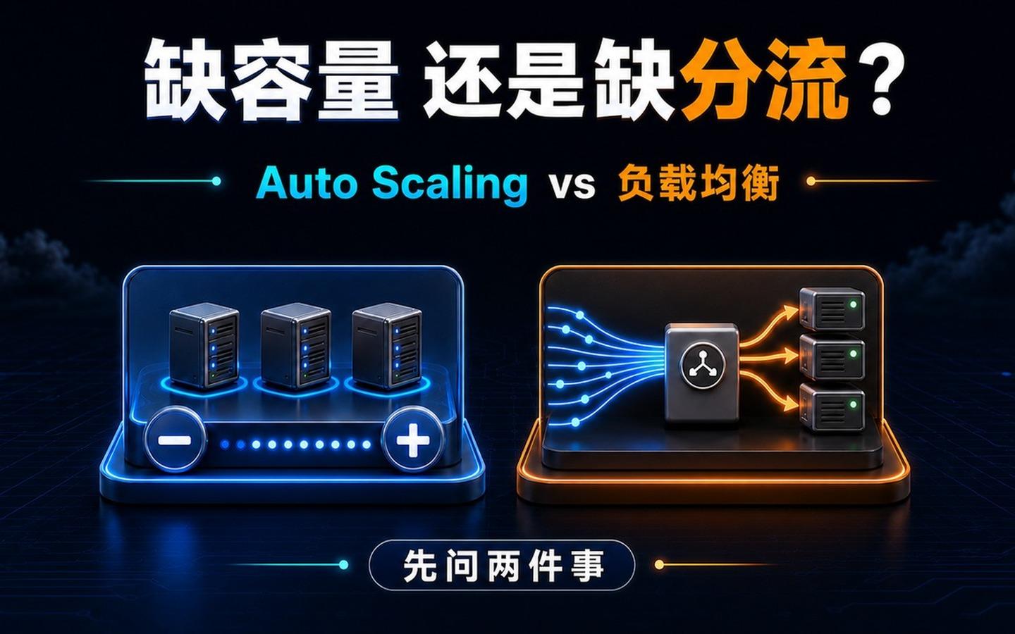 Auto Scaling和负载均衡别混用:先看缺容量还是缺分流