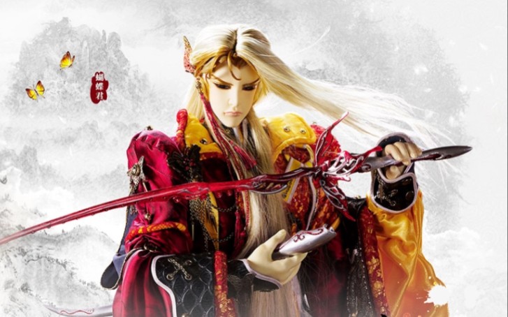 毛笔手写霹雳布袋戏【阴川蝴蝶君】名言