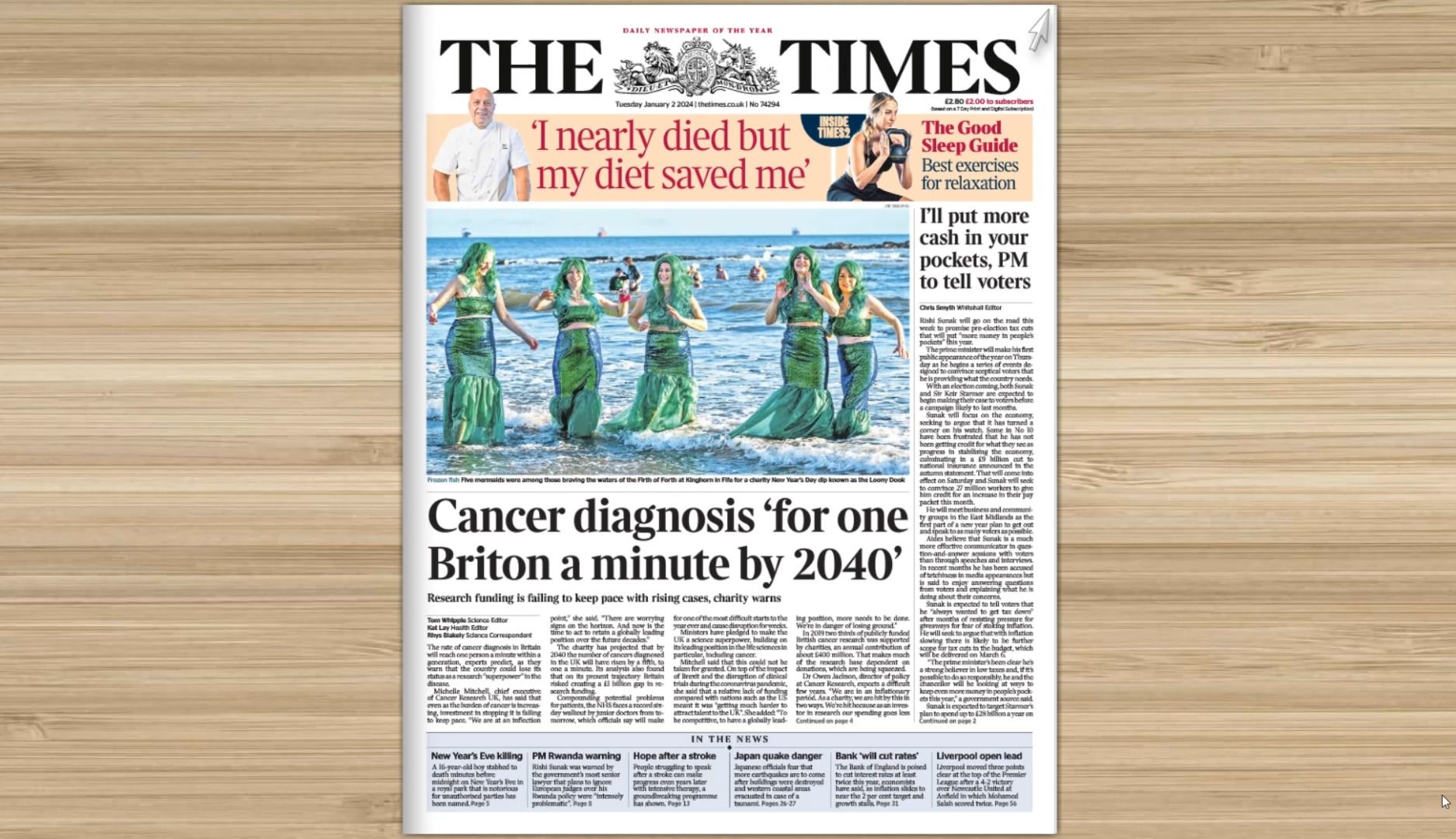 the times-泰晤士报2024年全年合集下载pdf电子版网盘订阅