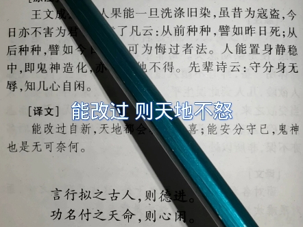 能改过 则天地不怒#格言联璧 #国学 #国学经典 #传统文化 #人生格言对联集锦哔哩哔哩bilibili