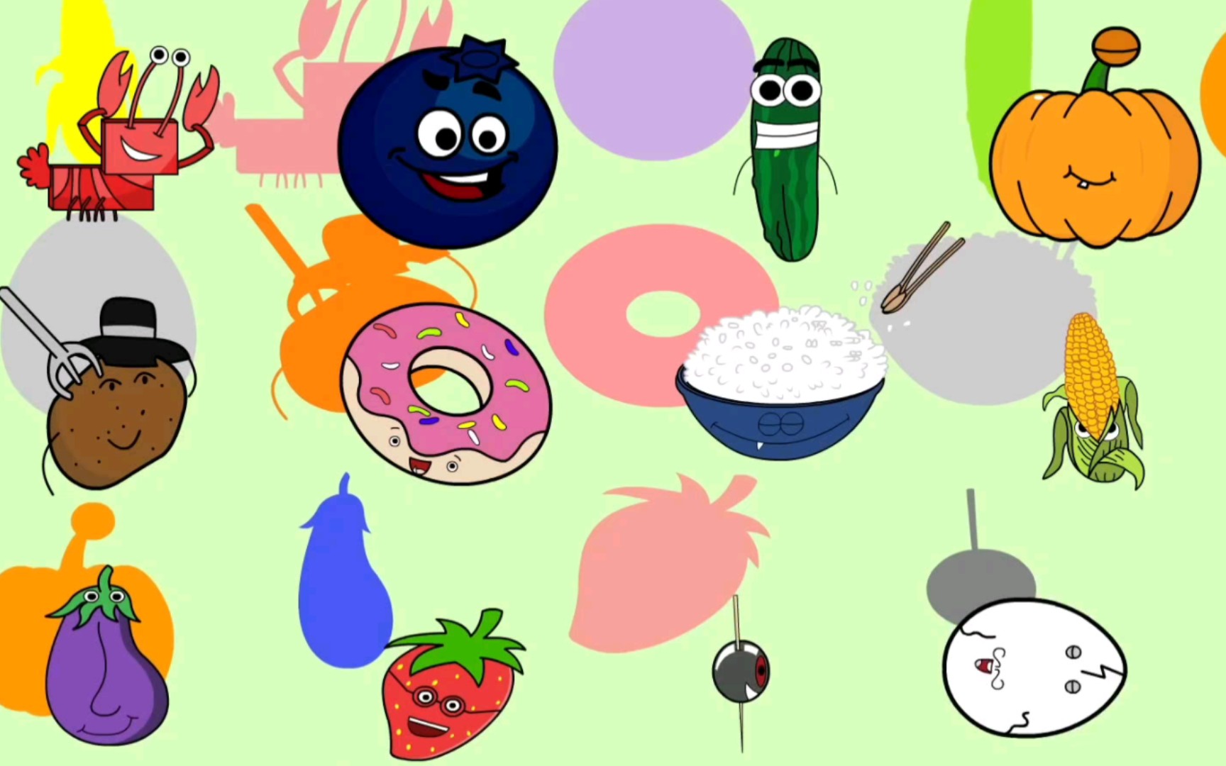 【英语启蒙】food colors song