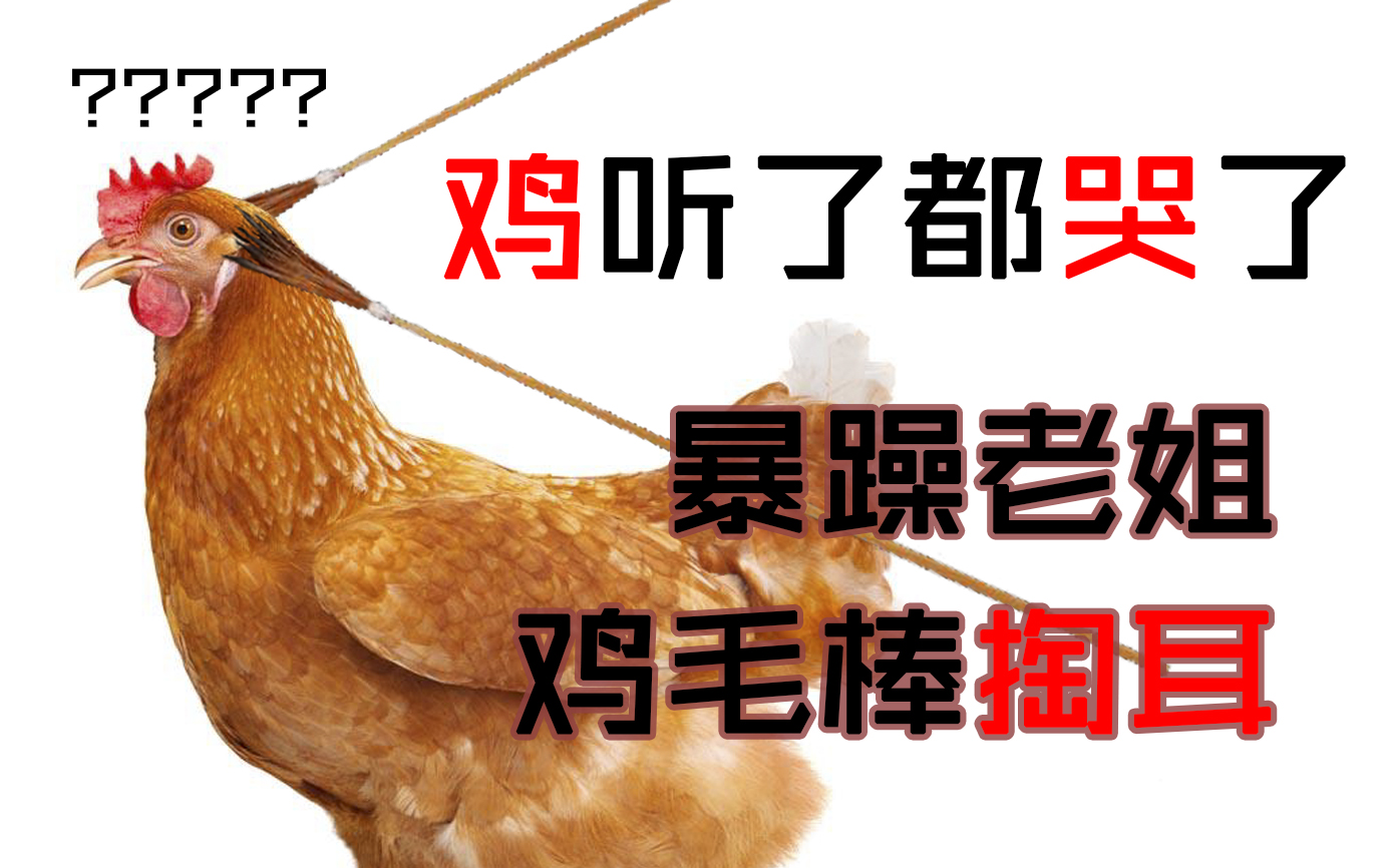 【ichi asmr】在线暴躁鸡毛掏耳*解压不安眠向*鸡听了都哭了_哔哩哔哩